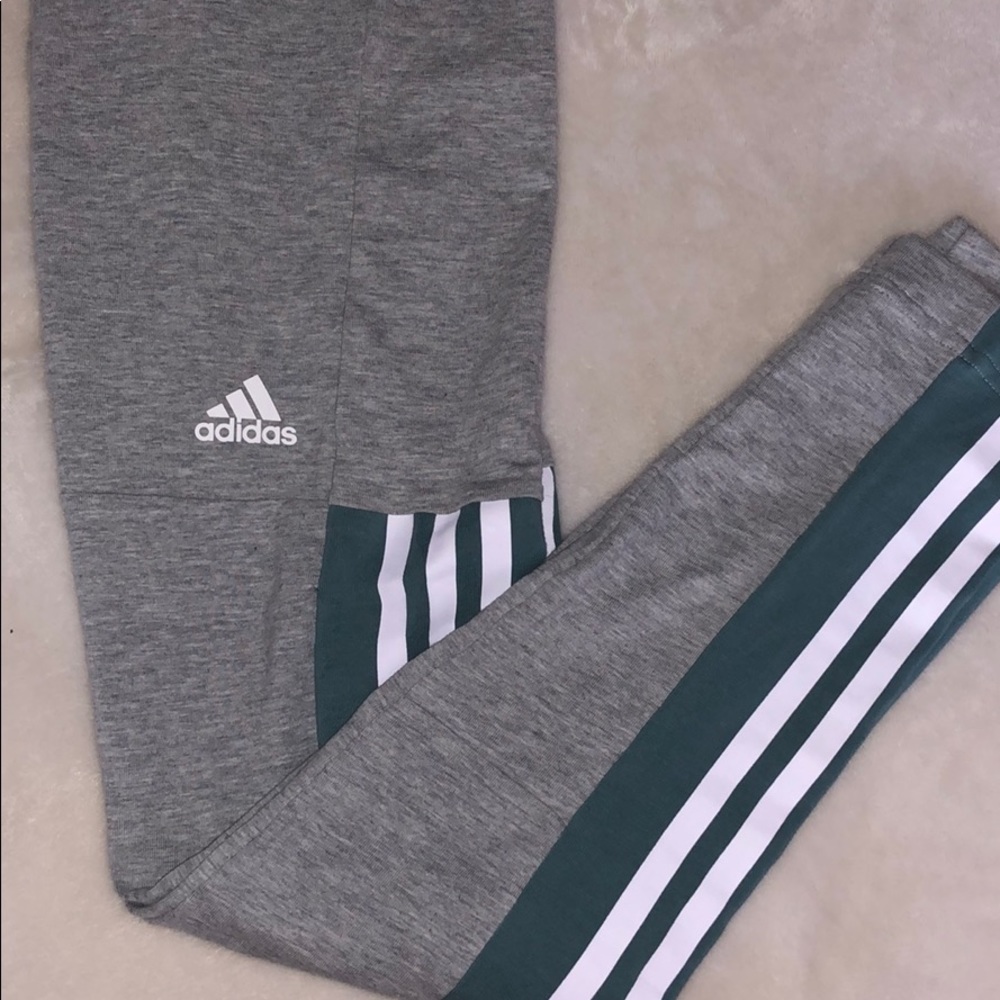 Grey Adidas leggings
